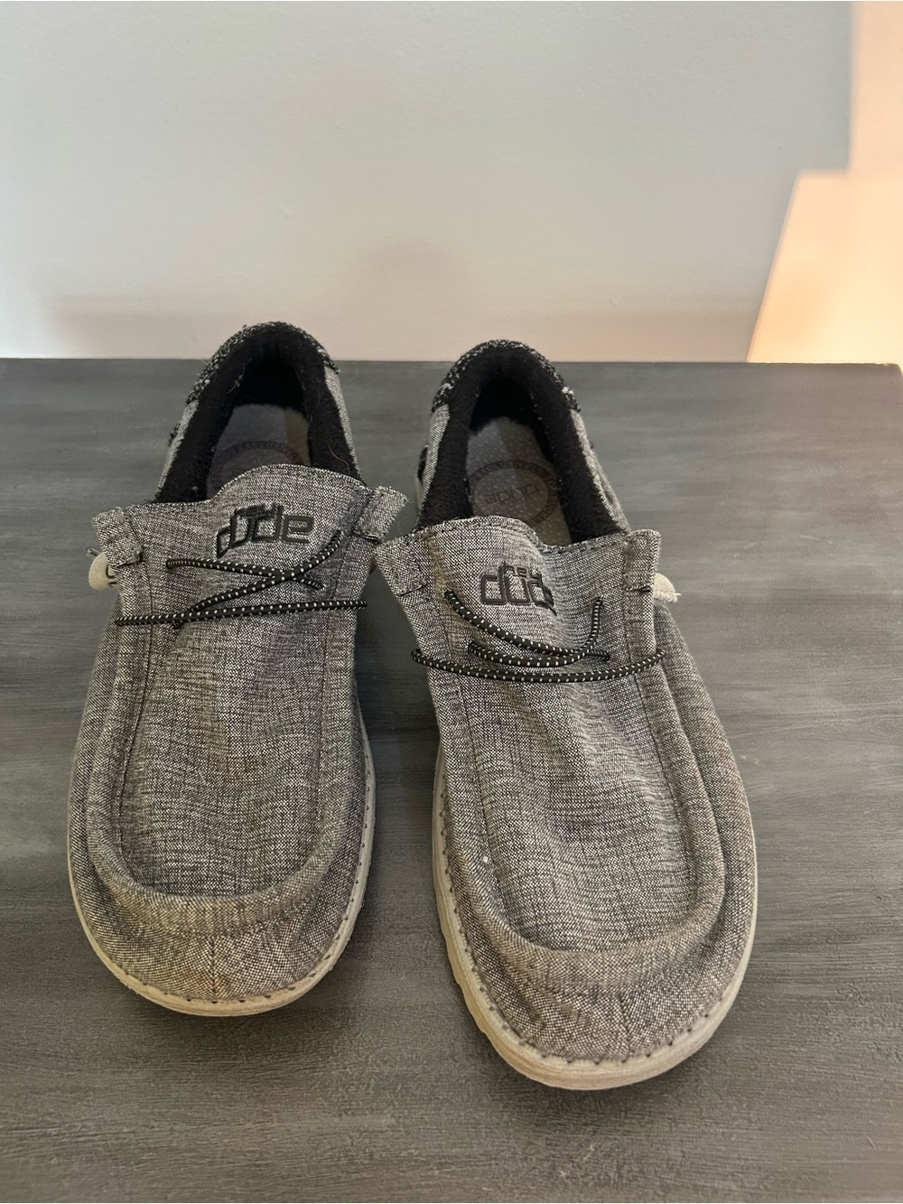 Hey Dude Gray Casual Slip-On Loafers